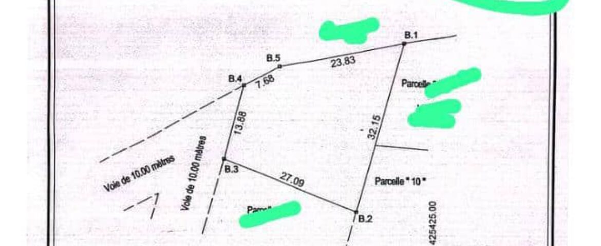 parcelle Lotie et déjà recasée à Abomey Calavi KANSOUNPKA